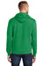 Port & Company PC78H/PC78HT Mens Core Pill Resistant Fleece Hooded Sweatshirt Hoodie w/ Pouch Pocket Kelly Green Model Back