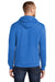 Port & Company PC78H/PC78HT Mens Core Pill Resistant Fleece Hooded Sweatshirt Hoodie w/ Pouch Pocket Royal Blue Model Back