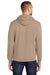 Port & Company PC78H/PC78HT Mens Core Pill Resistant Fleece Hooded Sweatshirt Hoodie w/ Pouch Pocket Sand Brown Model Back