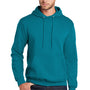 Port & Company Mens Core Pill Resistant Fleece Hooded Sweatshirt Hoodie w/ Pouch Pocket - Teal Green