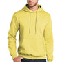 Port & Company Mens Core Pill Resistant Fleece Hooded Sweatshirt Hoodie w/ Pouch Pocket - Yellow