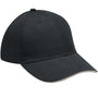 Adams Mens Performer Moisture Wicking Adjustable Hat - Black/Khaki