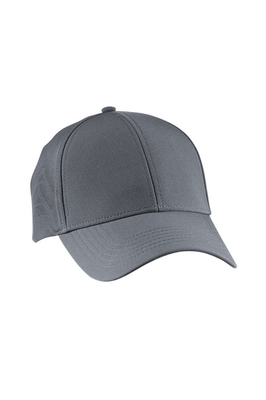 Adams PF101 Mens Pro-Flow Moisture Wicking Adjustable Hat Charcoal Grey Flat Front