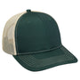 Adams Mens Eclipse Adjustable Hat - Forest Green/Khaki