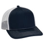 Adams Mens Eclipse Adjustable Hat - Navy Blue/White