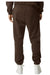 American Apparel RF491 Mens ReFlex Fleece Sweatpants w/ Pockets Brown Model Back