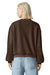American Apparel RF494 Womens ReFlex Fleece Crewneck Sweatshirt Brown Model Side