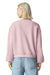 American Apparel RF494 Womens ReFlex Fleece Crewneck Sweatshirt Blush Pink Model Back