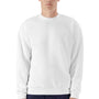 American Apparel Mens ReFlex Fleece Crewneck Sweatshirt - White