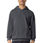 American Apparel Mens ReFlex Fleece Hooded Sweatshirt Hoodie w/ Pouch Pocket - Asphalt Grey