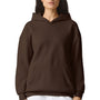American Apparel Mens ReFlex Fleece Hooded Sweatshirt Hoodie w/ Pouch Pocket - Brown