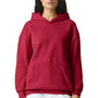American Apparel Mens ReFlex Fleece Hooded Sweatshirt Hoodie w/ Pouch Pocket - Cardinal Red