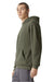 American Apparel RF498 Mens ReFlex Fleece Hooded Sweatshirt Hoodie Lieutenant Model Side