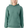 American Apparel Mens ReFlex Fleece Hooded Sweatshirt Hoodie - Arctic Green - NEW