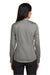 Red House RH250 Womens Pinpoint Oxford Wrinkle Resistant Long Sleeve Button Down Shirt Charcoal Grey Model Back