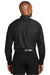 Red House RH60 Mens Wrinkle Resistant Long Sleeve Button Down Shirt w/ Pocket Black Model Back