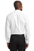 Red House RH620 Mens Pinpoint Oxford Wrinkle Resistant Long Sleeve Button Down Shirt White Model Back