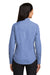Red House RH71 Womens Wrinkle Resistant Long Sleeve Button Down Shirt Blue Model Back