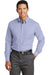 Red House RH76 Mens Wrinkle Resistant Long Sleeve Button Down Shirt w/ Pocket Dress Shirt Blue Model Front