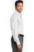 Red House RH76 Mens Wrinkle Resistant Long Sleeve Button Down Shirt w/ Pocket White Model Side