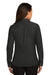 Red House RH79 Womens Wrinkle Resistant Long Sleeve Button Down Shirt Black Model Back
