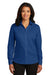 Red House RH79 Womens Wrinkle Resistant Long Sleeve Button Down Shirt Blue Horizon Model Front