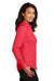 Red House RH79 Womens Wrinkle Resistant Long Sleeve Button Down Shirt Dragonfruit Pink Model Side