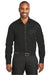 Red House RH80 Mens Wrinkle Resistant Long Sleeve Button Down Shirt w/ Pocket Black Model Front
