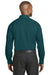 Red House RH80 Mens Wrinkle Resistant Long Sleeve Button Down Shirt w/ Pocket Bluegrass Green Model Back