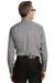 Red House RH81 Mens Wrinkle Resistant Long Sleeve Button Down Shirt Dark Grey Model Back