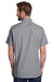 Artisan Collection RP221 Mens Microcheck Gingham Short Sleeve Button Down Shirt Black/White Model Back