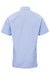 Artisan Collection RP221 Mens Microcheck Gingham Short Sleeve Button Down Shirt Light Blue/White Model Flat Back