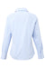 Artisan Collection RP320 Womens Microcheck Gingham Long Sleeve Button Down Shirt Light Blue/White Model Flat Back