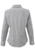 Artisan Collection RP320 Womens Microcheck Gingham Long Sleeve Button Down Shirt Black/White Model Flat Back