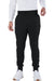 Champion RW25 Mens Reverse Weave Fleece Jogger Sweatpants w/ Pockets Black Model Front