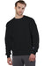 Champion S149/S1049 Mens Shrink Resistant Crewneck Sweatshirt Black Model Front