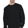 Champion Mens Shrink Resistant Crewneck Sweatshirt - Black