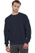 Champion S149/S1049 Mens Shrink Resistant Crewneck Sweatshirt Navy Blue Model Front