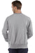 Champion S149/S1049 Mens Shrink Resistant Crewneck Sweatshirt Oxford Grey Model Back
