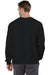 Champion S149/S1049 Mens Shrink Resistant Crewneck Sweatshirt Black Model Back