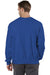 Champion S149/S1049 Mens Shrink Resistant Crewneck Sweatshirt Athletic Royal Blue Model Back
