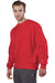 Champion S149/S1049 Mens Shrink Resistant Crewneck Sweatshirt Scarlet Red Model 3q