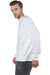 Champion S149/S1049 Mens Shrink Resistant Crewneck Sweatshirt White Model Side