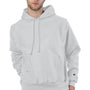 Champion Mens Shrink Resistant Hooded Sweatshirt Hoodie w/ Pouch Pocket - Silver Grey