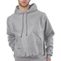 Champion Mens Shrink Resistant Hooded Sweatshirt Hoodie w/ Pouch Pocket - Oxford Grey