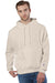 Champion S101/S1051 Mens Shrink Resistant Hooded Sweatshirt Hoodie w/ Pouch Pocket Sand Model Front