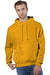 Champion S101/S1051 Mens Shrink Resistant Hooded Sweatshirt Hoodie w/ Pouch Pocket Gold Model Front