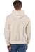 Champion S101/S1051 Mens Shrink Resistant Hooded Sweatshirt Hoodie w/ Pouch Pocket Sand Model Back