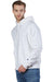 Champion S101/S1051 Mens Shrink Resistant Hooded Sweatshirt Hoodie w/ Pouch Pocket White Model 3q