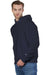 Champion S101/S1051 Mens Shrink Resistant Hooded Sweatshirt Hoodie w/ Pouch Pocket Navy Blue Model 3q